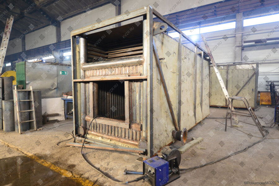 Конструкция газового котла водогрейного